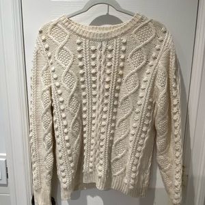 Cynthia Rowley Cable Knit Sweater